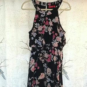 Elle High Low Floral Dress Large